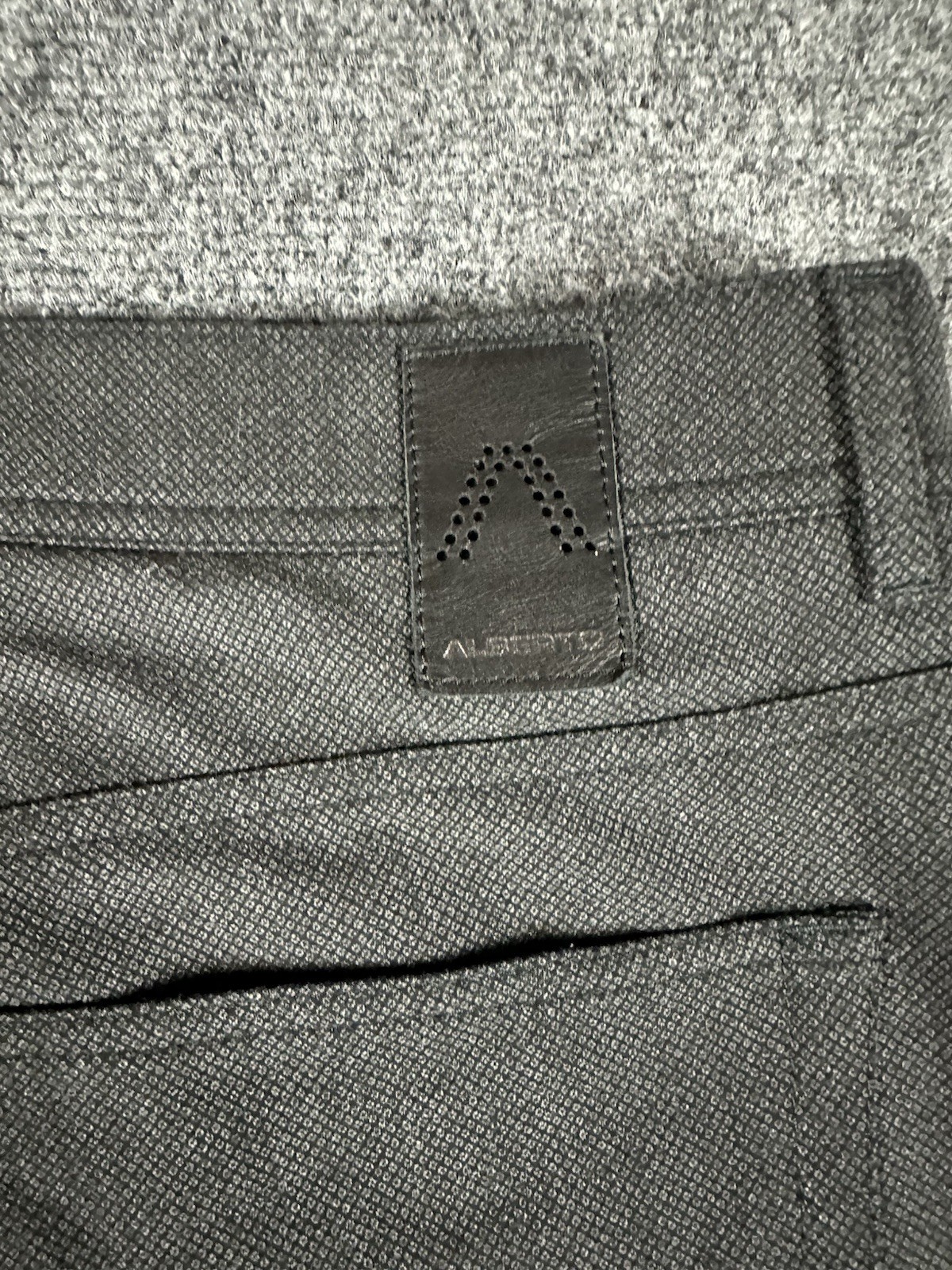 ALBERTO Ceramica Stone Peacock Modern Fit Dress Pants in Stone Size W 40 L 34