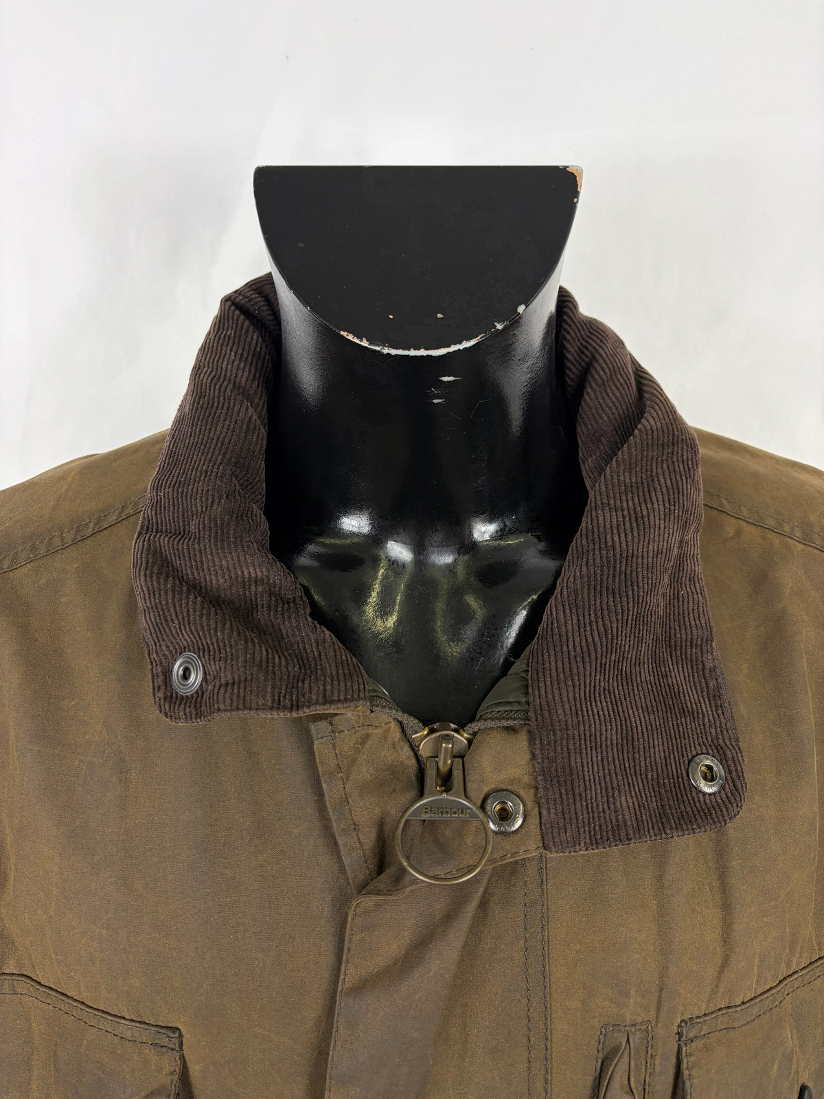 Barbour Mens Olive Green Xlarge Sapper Jacket – Man Olive Waxed Sapper…