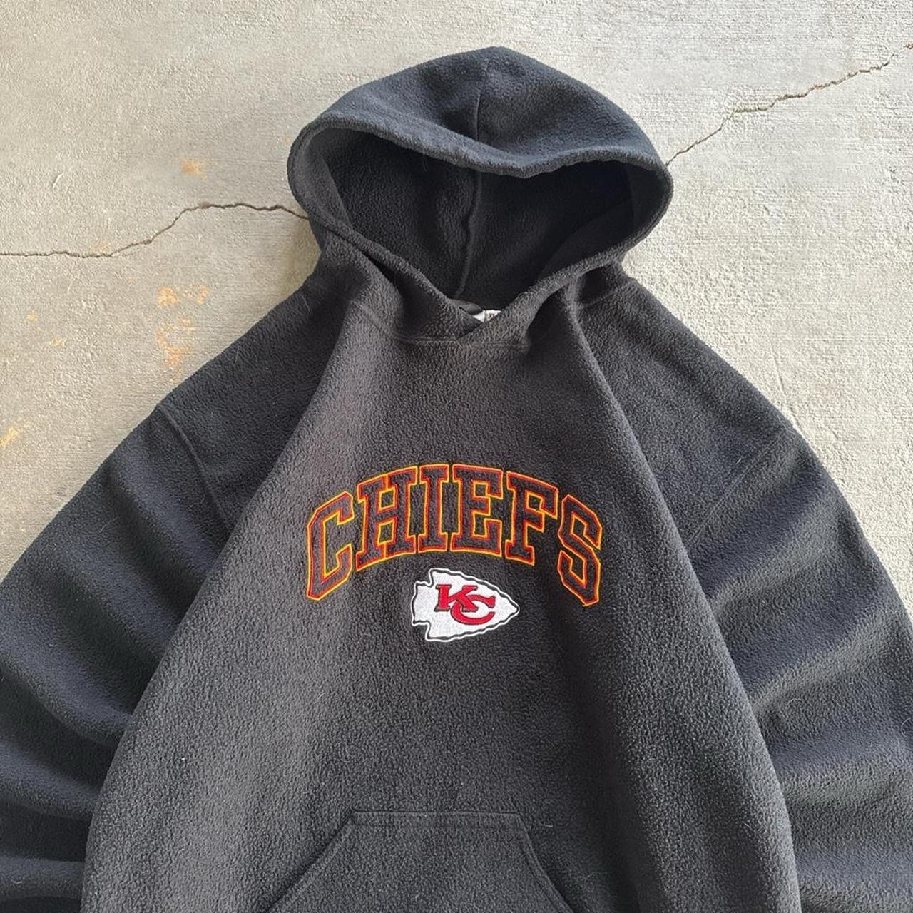 Vintage 90s 2000s Logo Athletic NFL Kansas City Chiefs Fleece Embroidered Hoodie