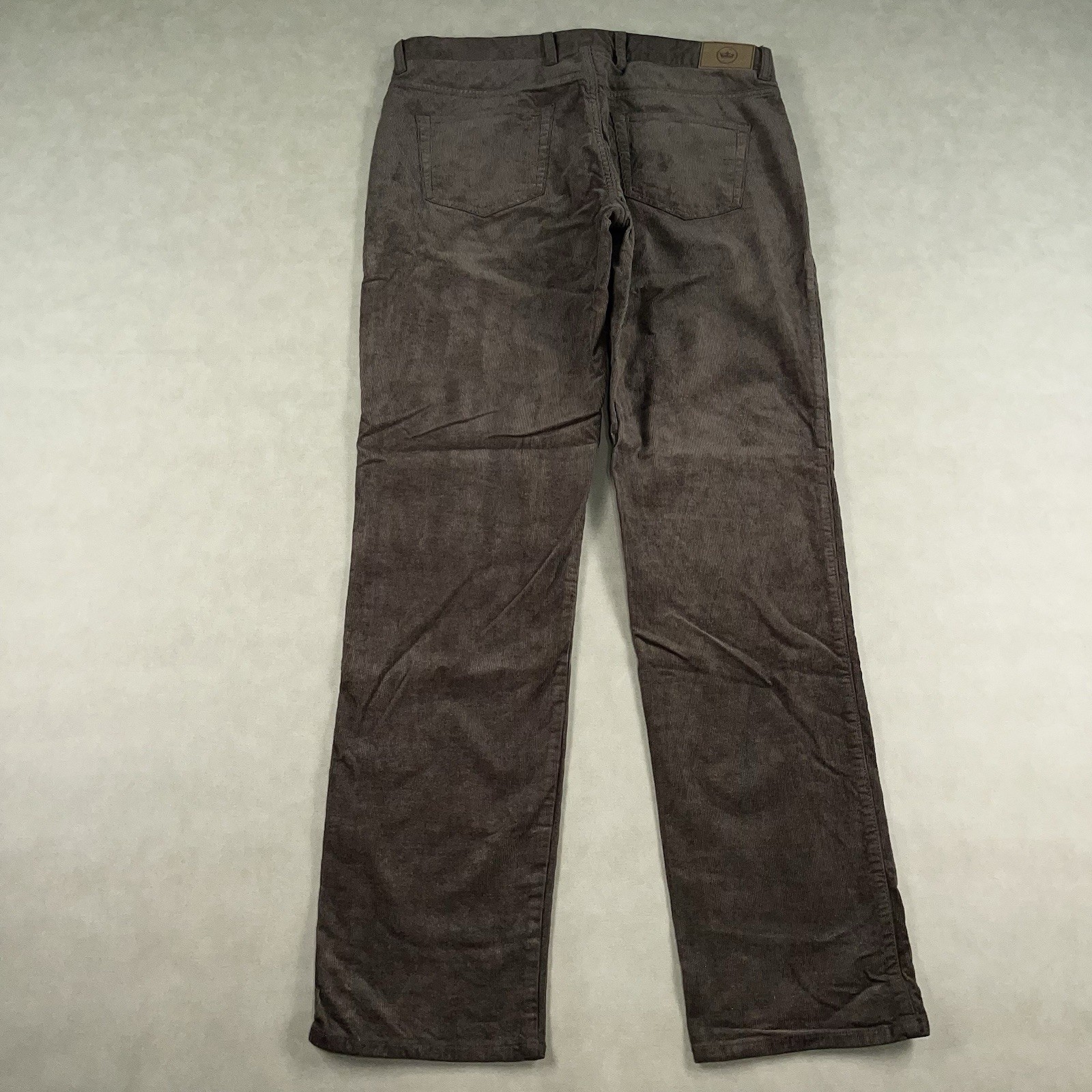 Peter Millar Superior Soft Corduroy Five Pocket Pants Men’s 35×34 Casual Brown
