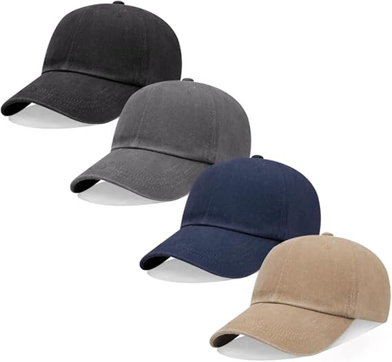 Solid Plain Baseball Cap Trucker Camo Blank Hat Ball Men Women Adjustable