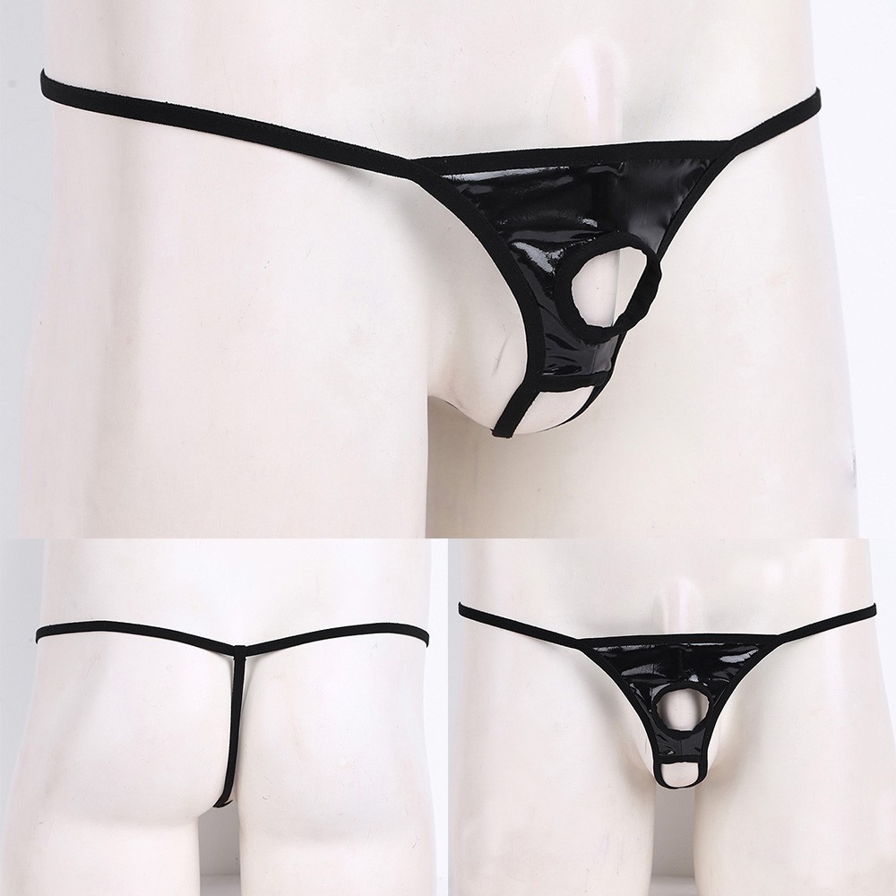 Sexy Mens Lingerie Pouch Bikini Briefs Jockstrap Pant G String Thongs Underwear