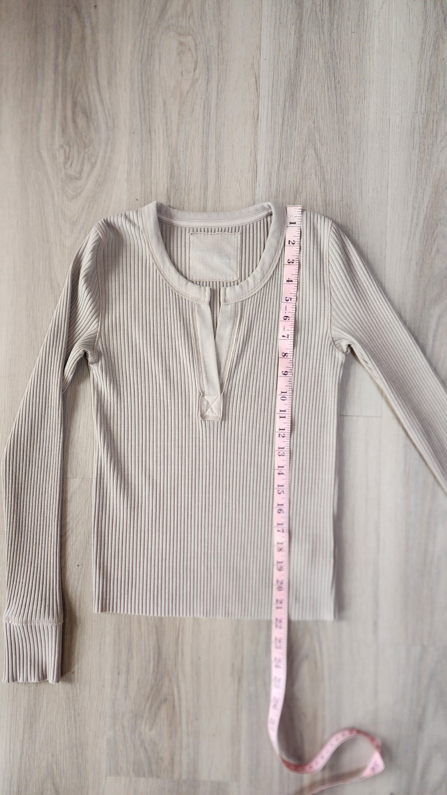 Aerie Love This Moment Ribbed Knit Longsleeve In S Xs Pt RN 54485 CA 03873