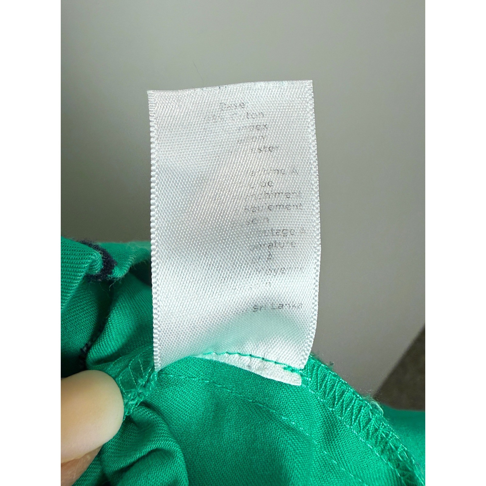 Talbots Cotton Embroidered Seahorse Mini Skirt Green Navy Preppy Coastal Bach 10