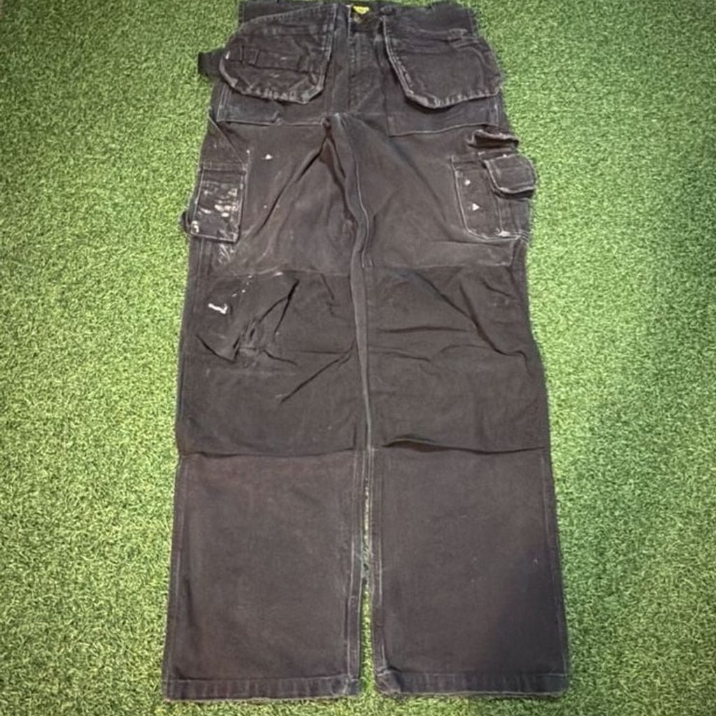 Blaklader Heavy Duty Work Pants with Holster Pockets and Cargo Pockets Black