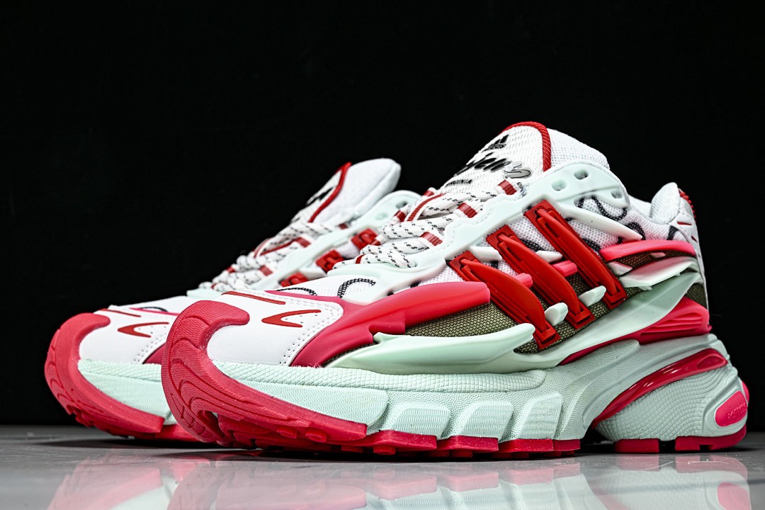 JP9273 ad**as Adistar Jellyfish Pharrell Williams Red/Mint Green Shoes Size 4-13
