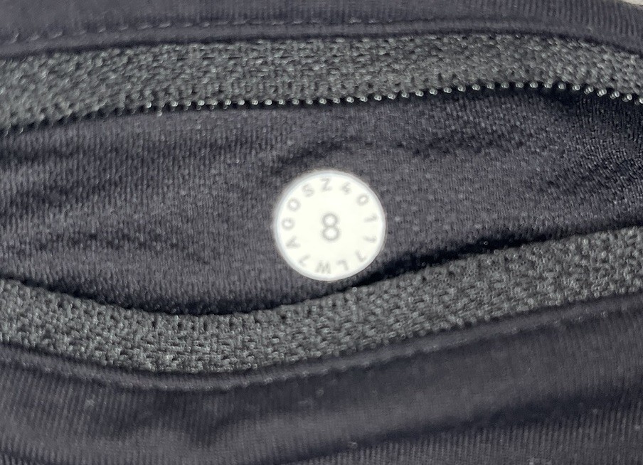 Lululemon Run Times Short Size 8 Sea Spray Alpine White Dark Chrome Swift Ultra