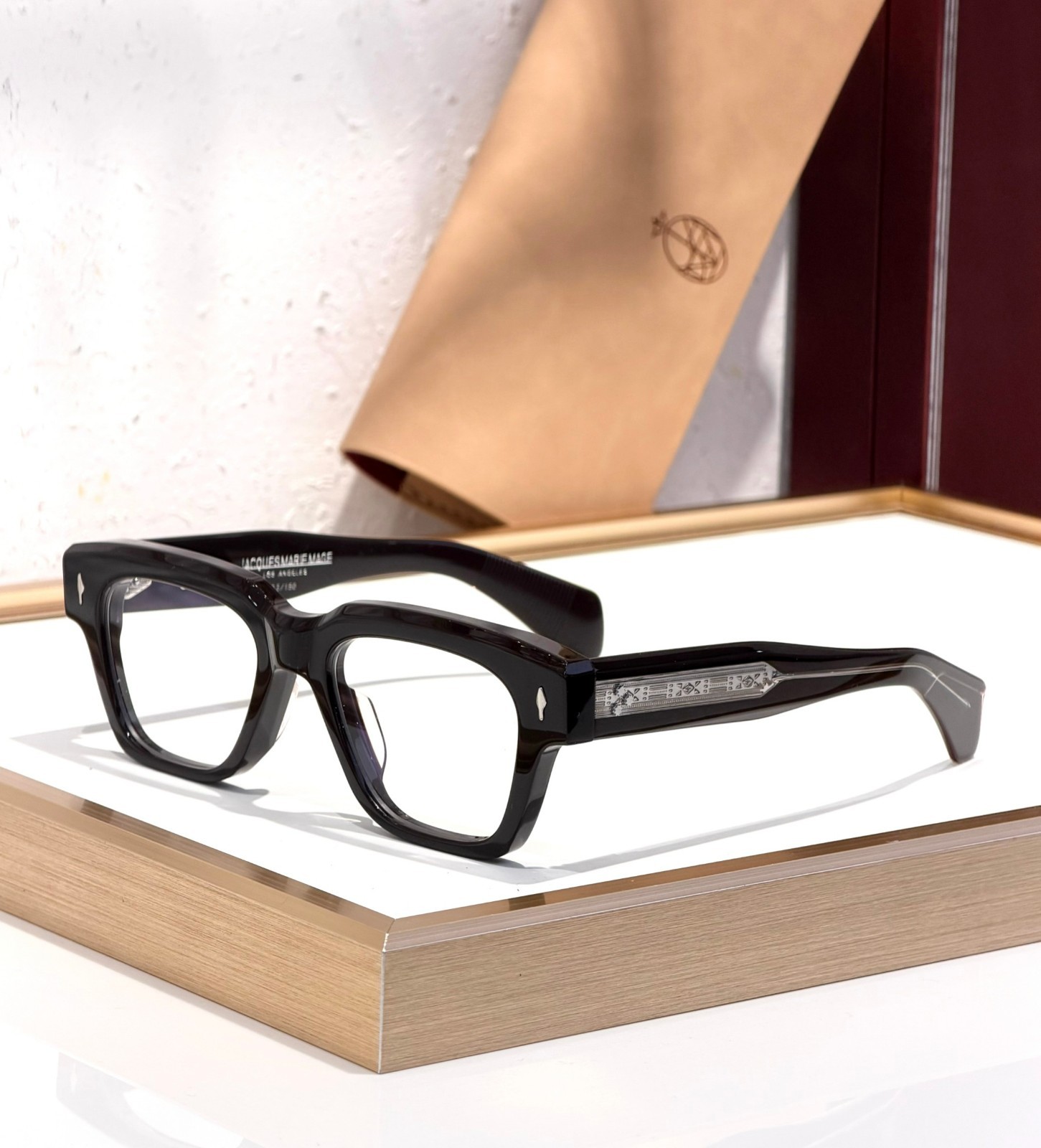 Jacques Marie Mage Fellini Sunglasses 51-20-146 Acetate Frame UV400 Eyewear