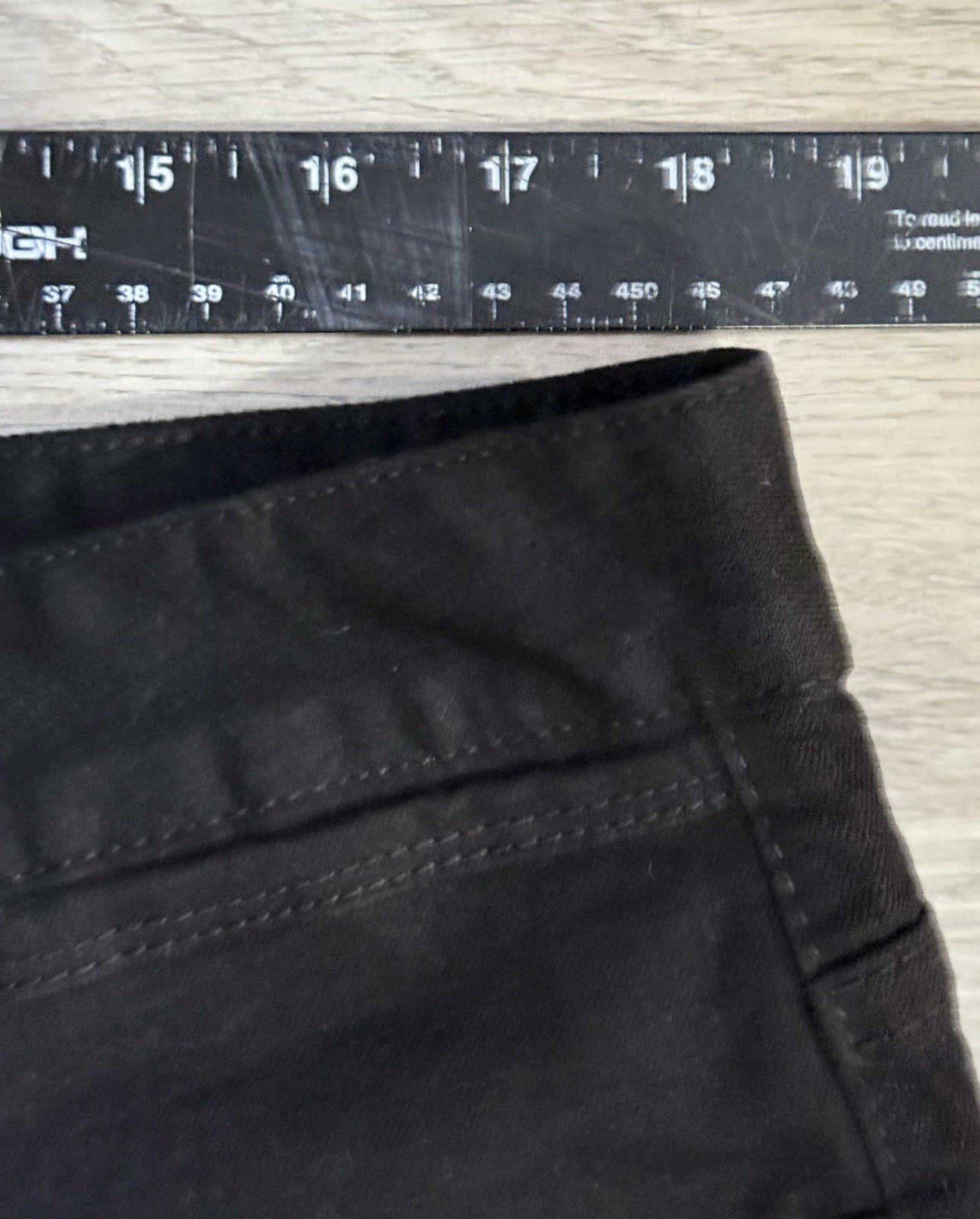 First Row Downtown La Racing Slim Fit Jeans Men’s Size 38×32 Black Patchwork NWT
