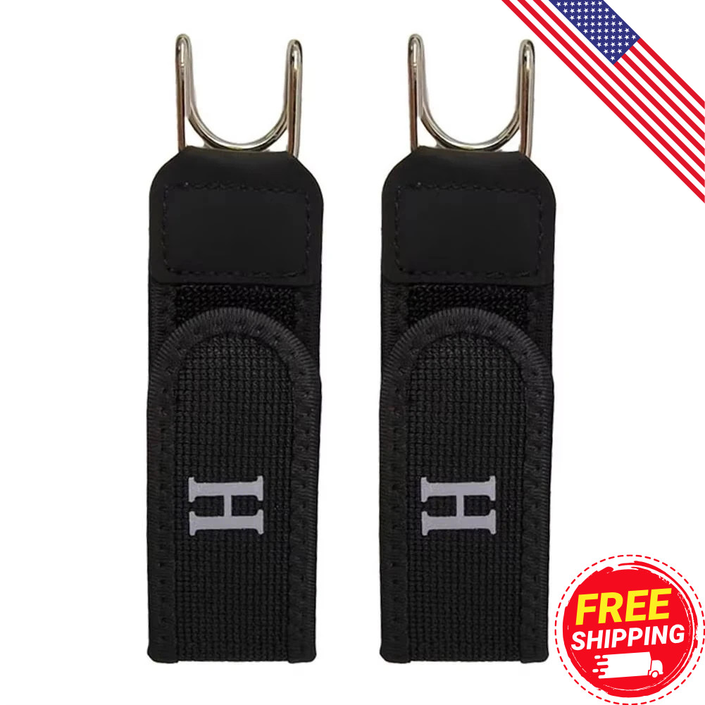 2PCS Tactical Metal Hook Elastic Belt Buckleless Invisible Waist Belt Replacemen