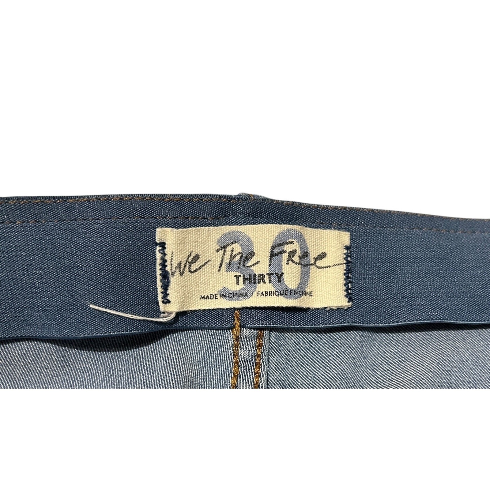 Free People We The Free Penny Pull On Flare Jeans Medium Wash Denim Size 30