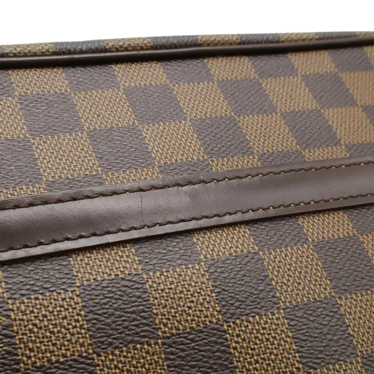 Louis Vuitton Damier N48085 Shoulder Bag Check Canvas Brown Unisex #BLB1914