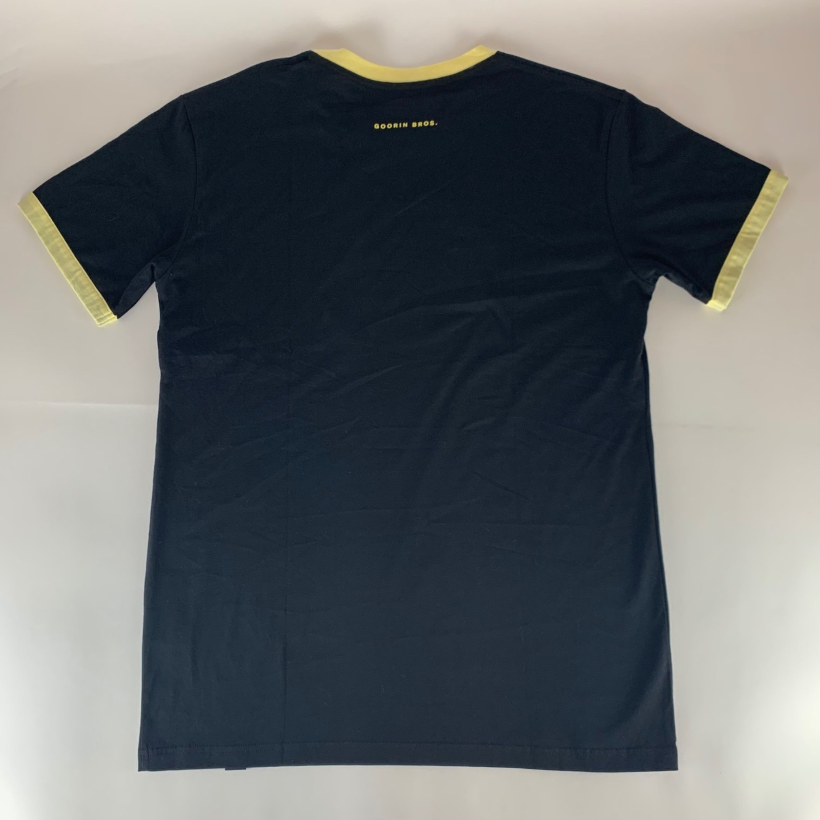 Goorin Bros Black KING Ringer Tee Shirt Mens XL New READ