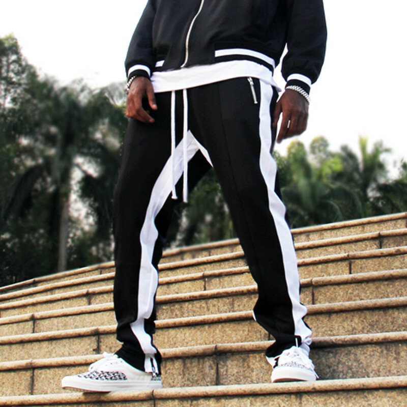 Men Casual Activewear Pants Joggers Hip Hop Street Sweatpants Sports Trousers