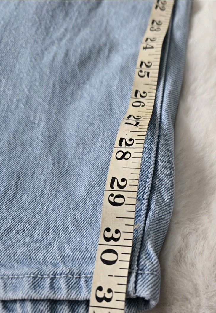American Eagle Stovepipe Jeans Womens 4 Long High Rise Metallic Side Stripe