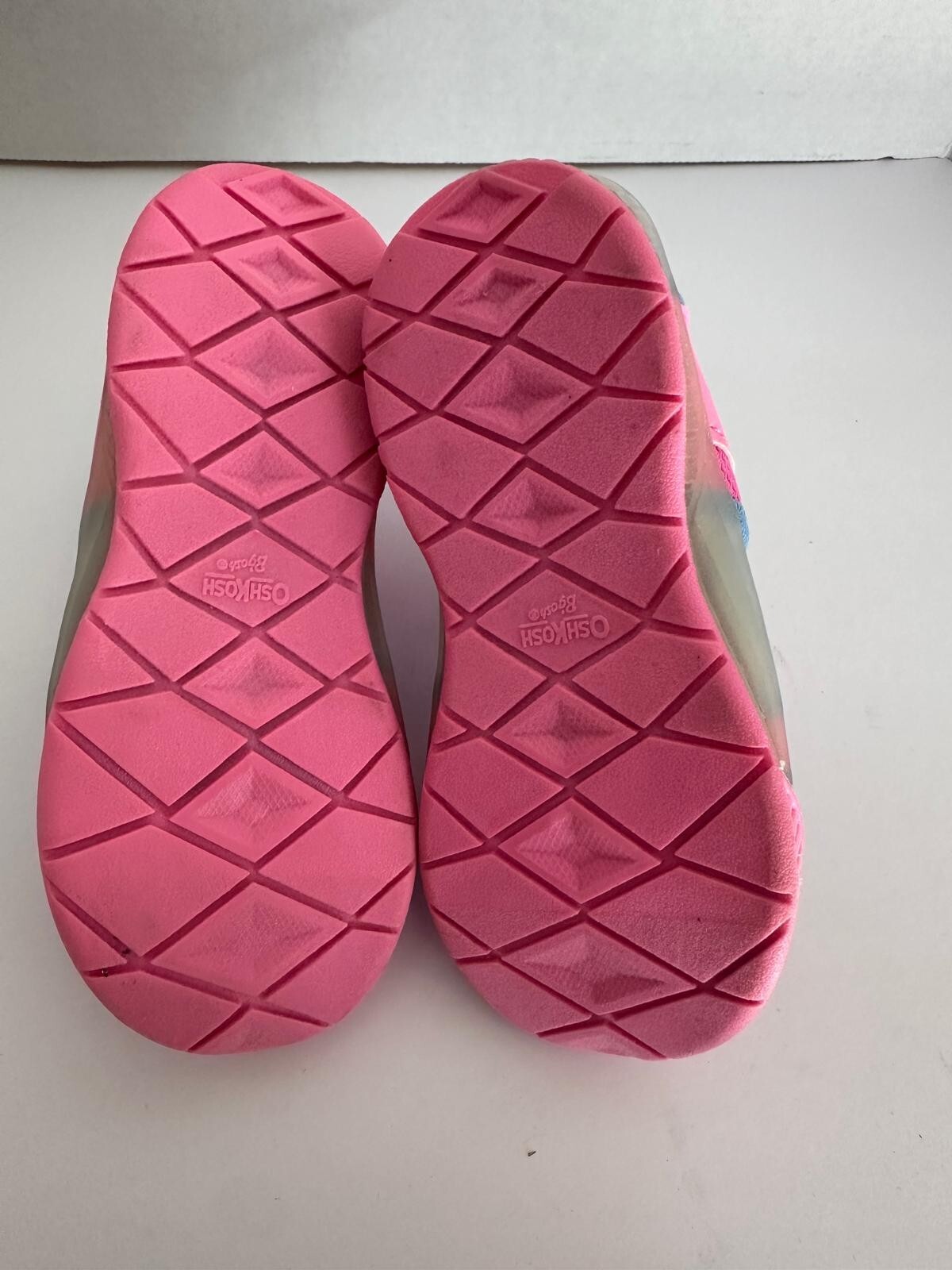 OshKosh B’Gosh Zap-G Toddler Girls Size 11 Pink/Blue Fisherman Sandals