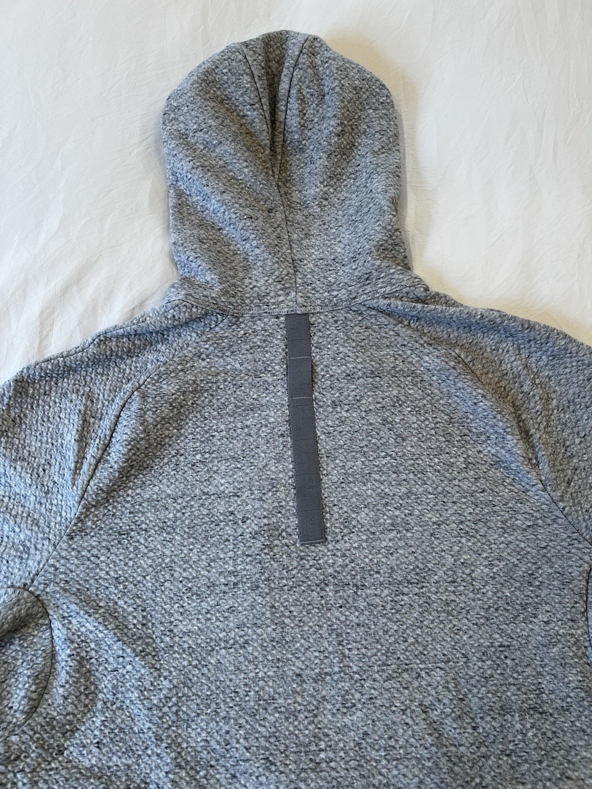 Lululemon at Ease Men’s Hoodie Small Textured Double Knit, Gray