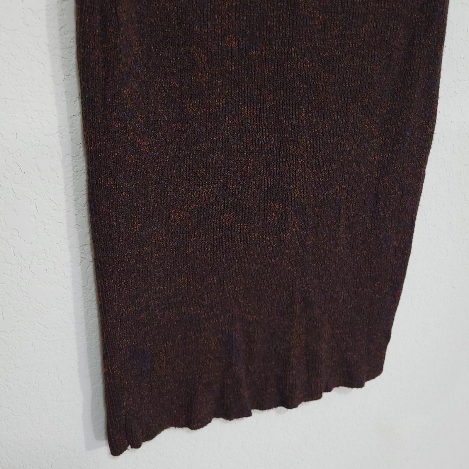 Vintage 90s Skirt Richard and Co Womens M Ribbed Knit Pencil Straight Stretch
