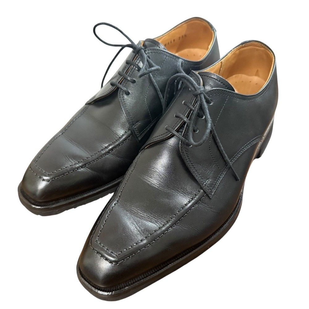 REGAL GEOX Leather Lace-Up Business Shoes, 9.3″” Black mens USED