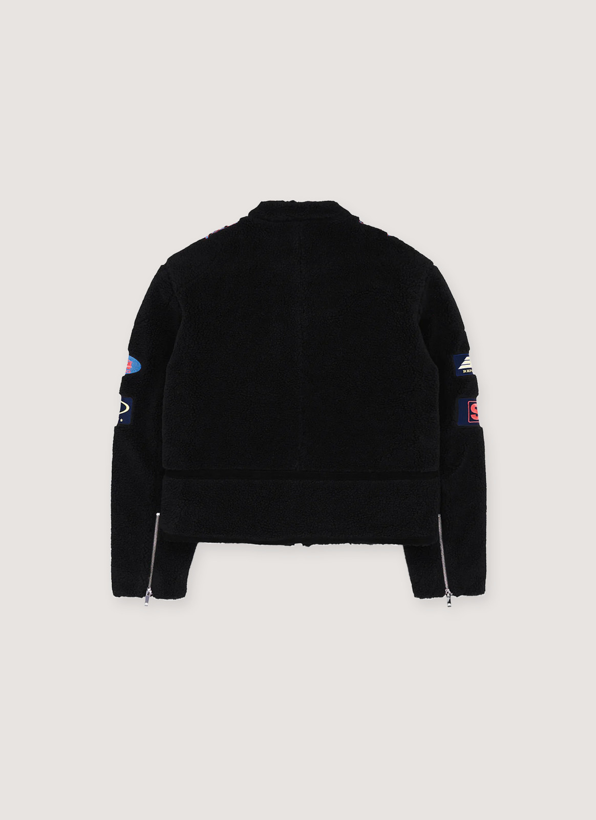 Sp5der Worldwide Sherpa Hunter Moto Jacket Black