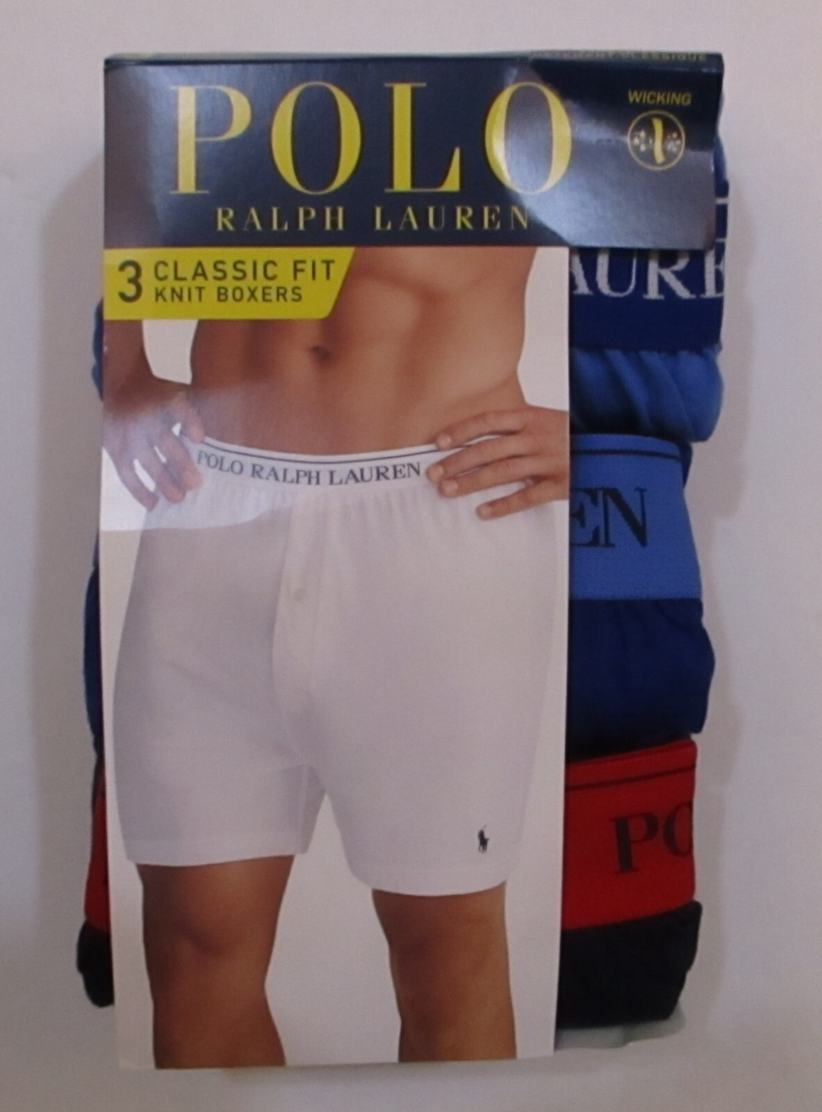 3 RALPH LAUREN POLO WHITE BLACK OR GRAY COTTON KNIT BOXER SHORTS SIZES: S M L XL