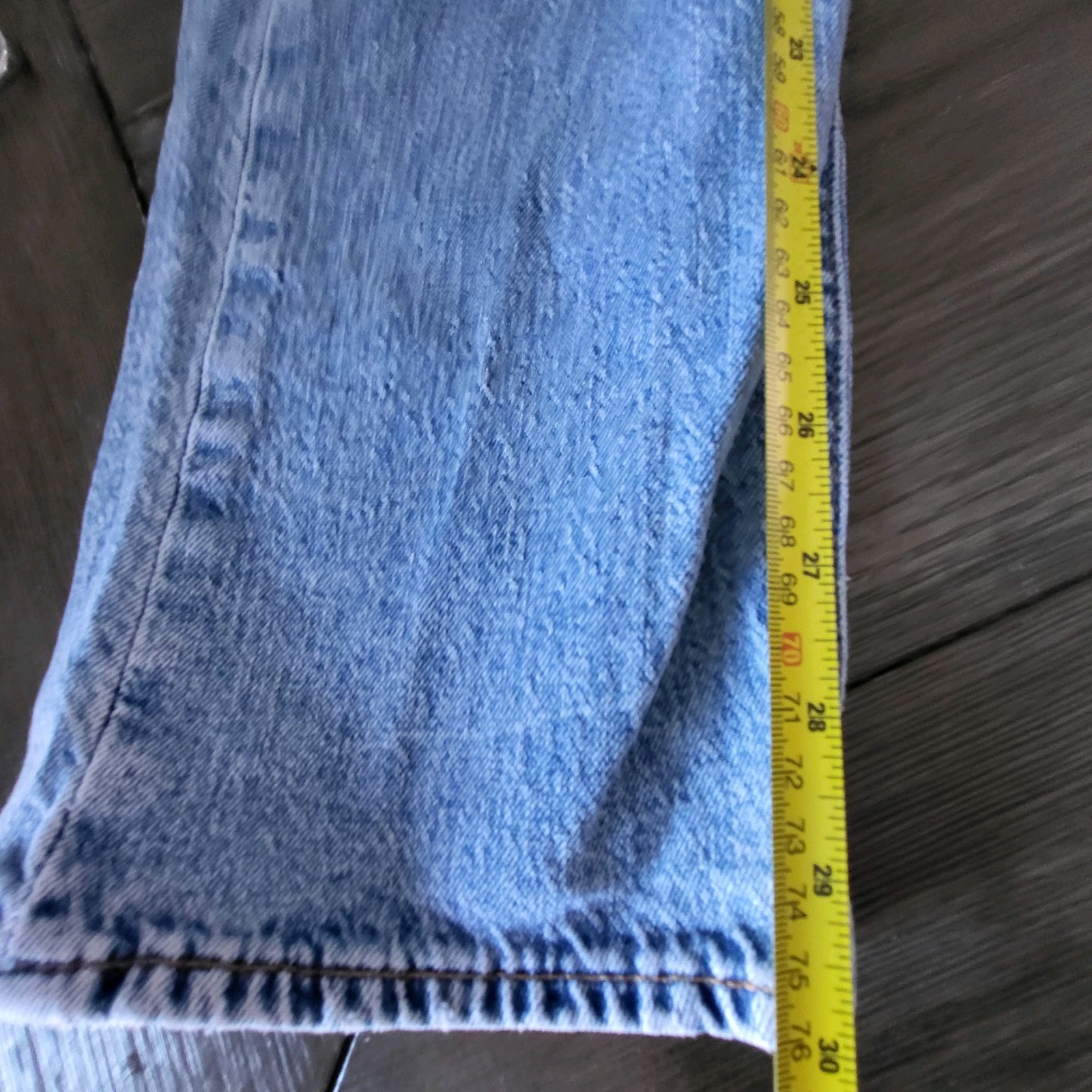 Levi’s 502 Men’s 32×32 Light Wash Big E Regular Fit Denim Jeans