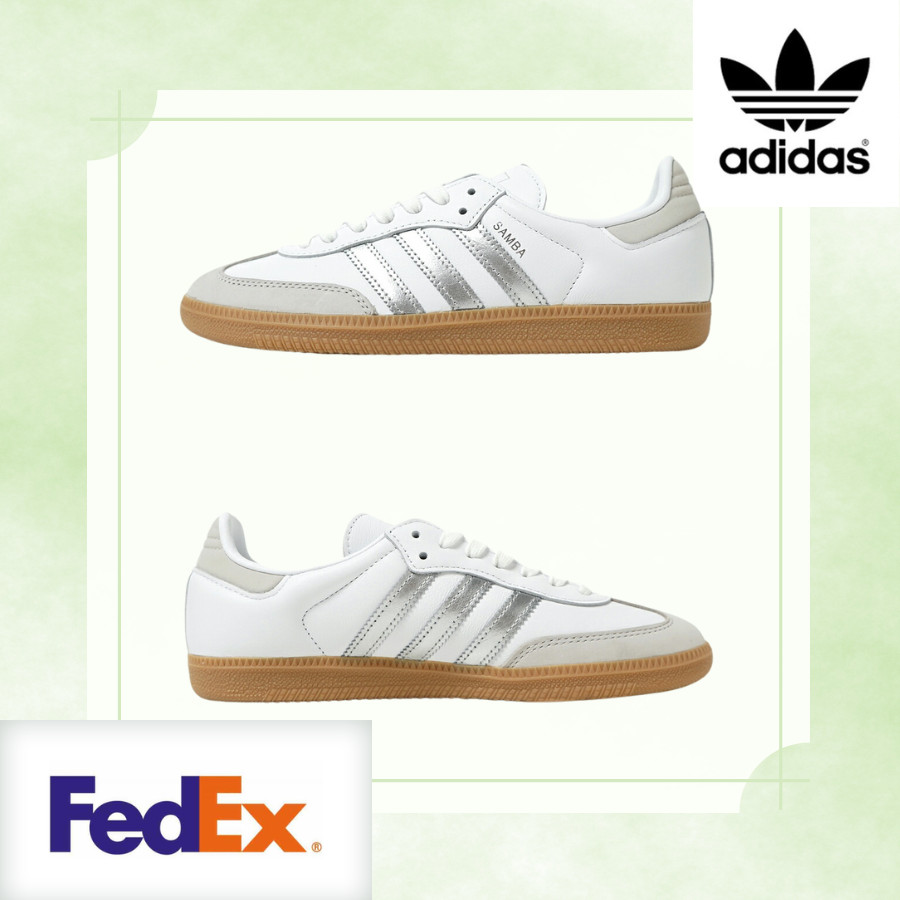 adidas WMNS Originals Samba White Silver JI2725 Women’s Size oki③