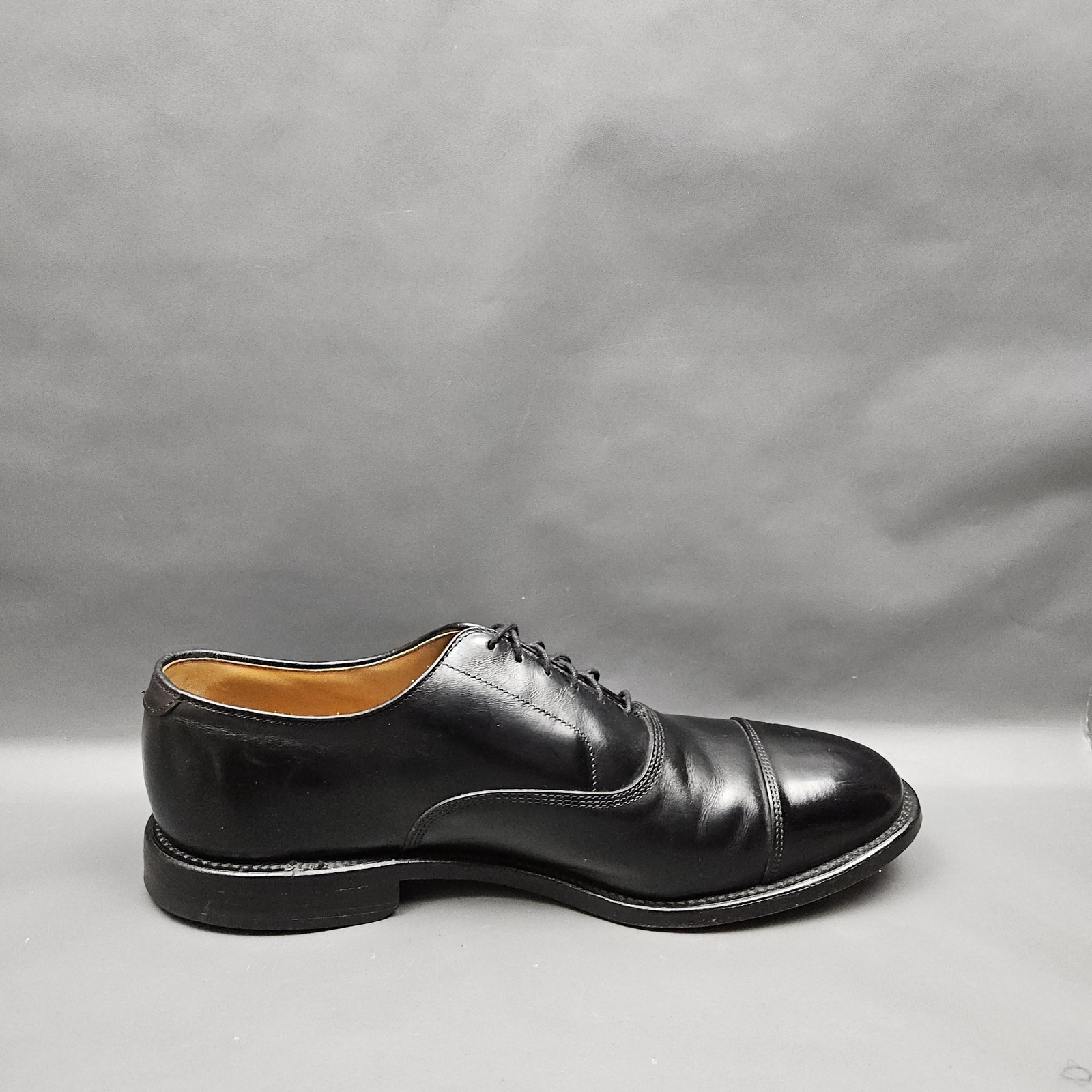 Allen Edmonds Park Avenue Cap Toe Oxford Mens Size 11 D Black Leather Dress Shoe