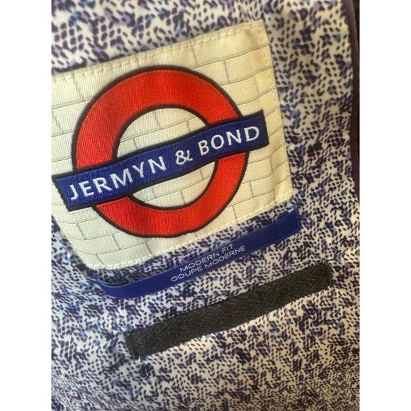 Jermyn & Bond Mens Modern Fit Knit Blazer Charcoal Grey Sport Coat XXL Regular