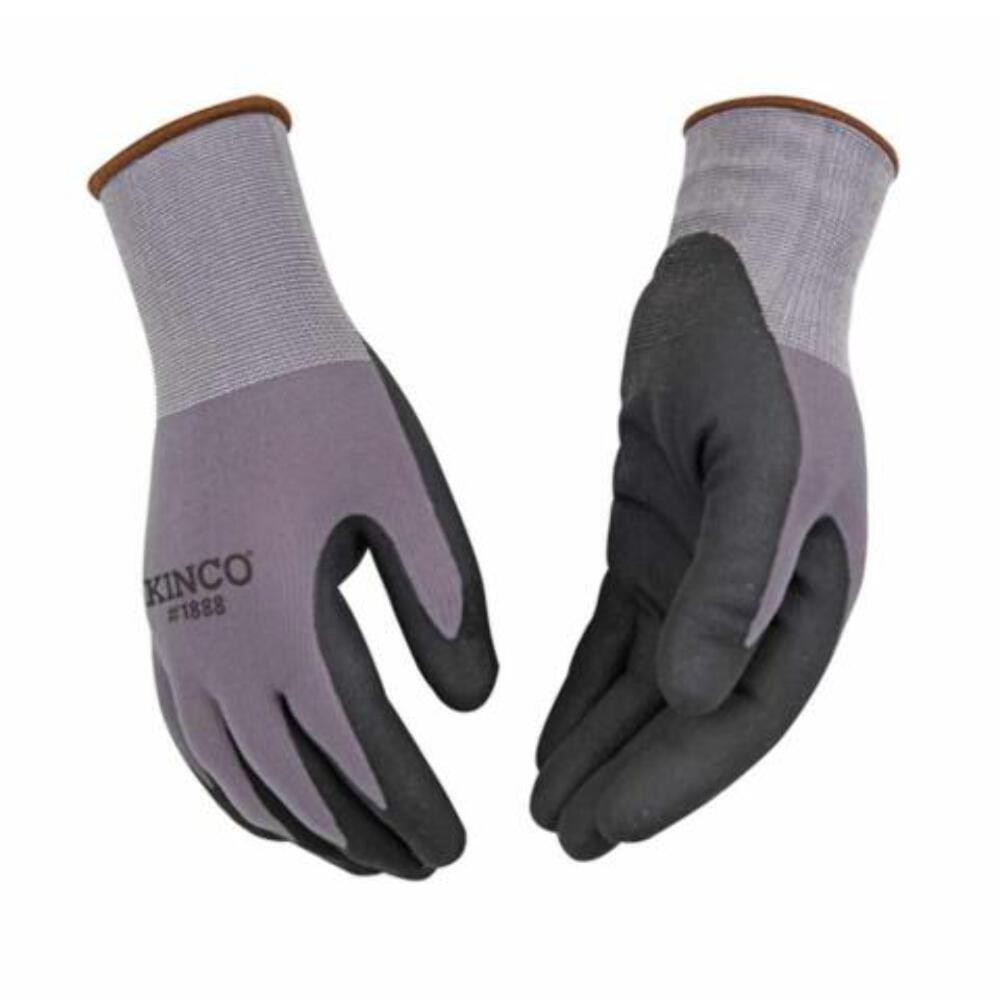 Kinco Gloves 1888 – Nylon-Spandex Knit Shell & CoolCoat™ Micro-Foam Nitrile Palm