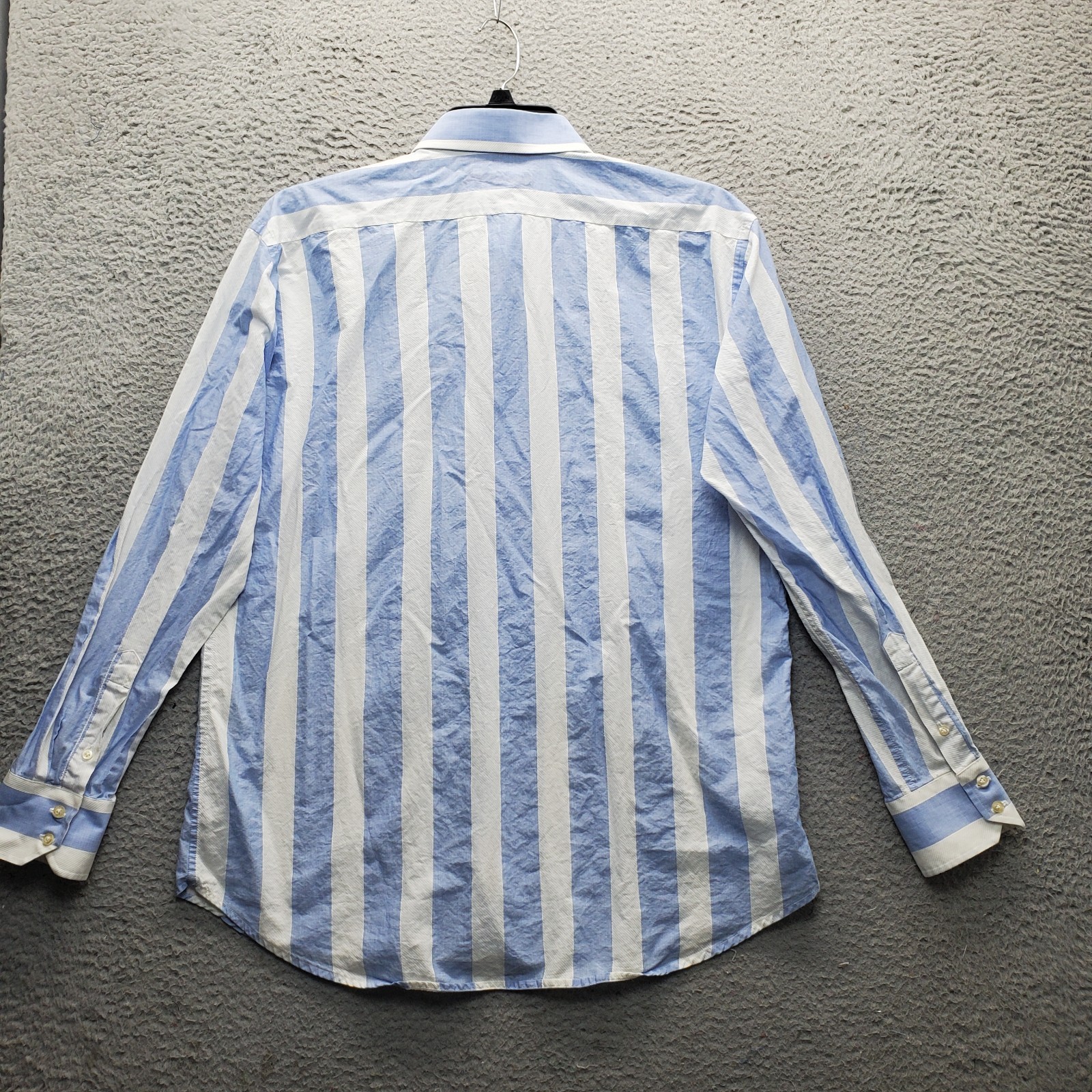 Robert Graham Dress Shirt Mens XL Multi Striped Barrel Cuff Collared Button Up