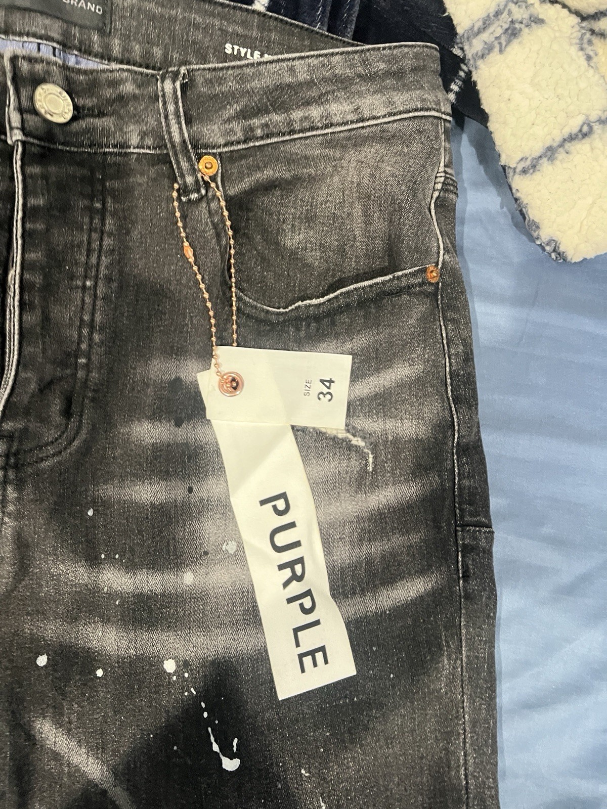 Purple Brand Jeans Size 34, Black