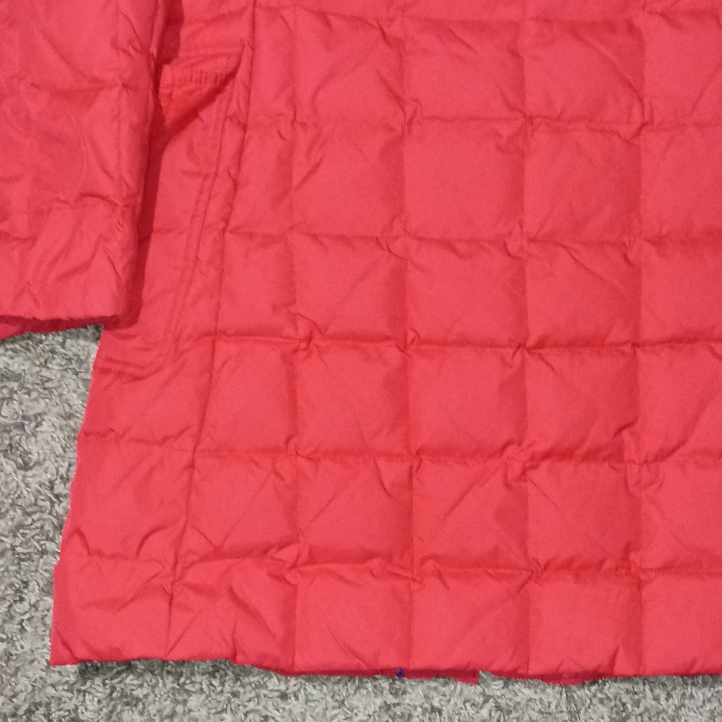 Tommy Hilfiger Coat Size Small Women Hooded Red Puffer Coat