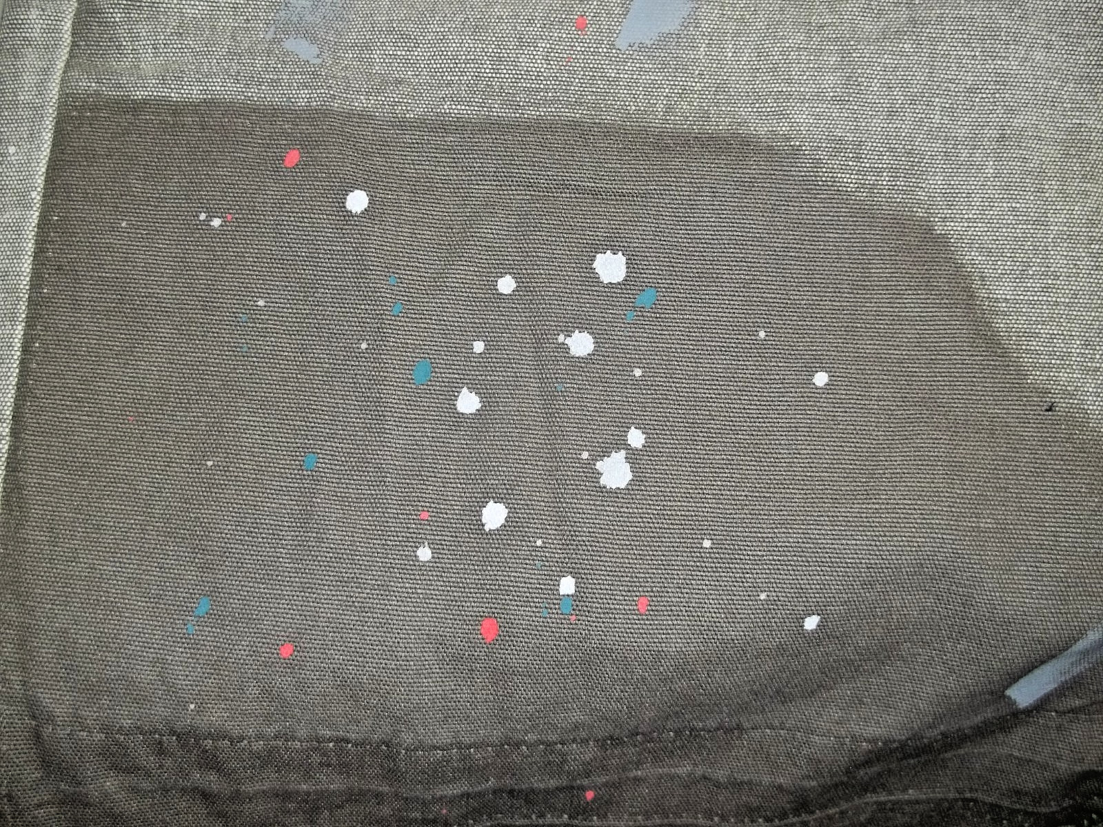 NWT Men’s MNML Multi-Color Paint Splattered Denim Raw Hem Shorts Size 29 FREE SH
