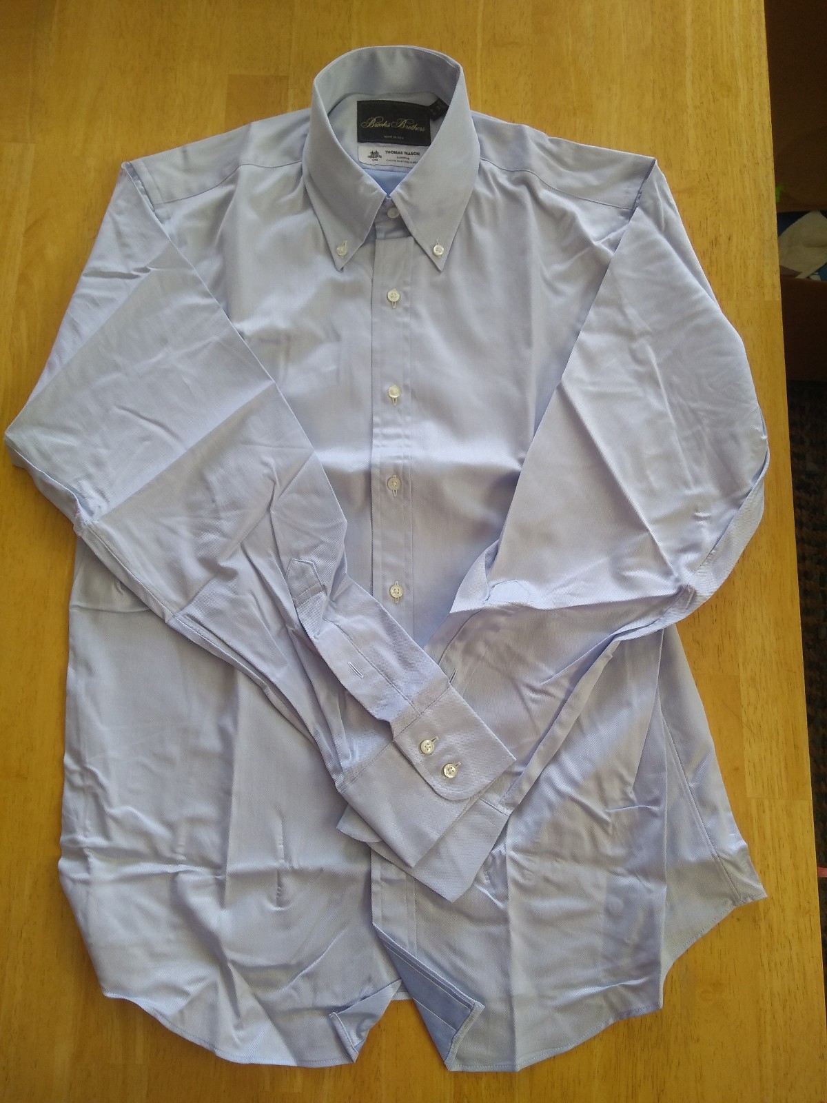 NWOT Brooks Brothers Golden Fleece Blue Royal Oxford 16-35 Regent MSRP $225