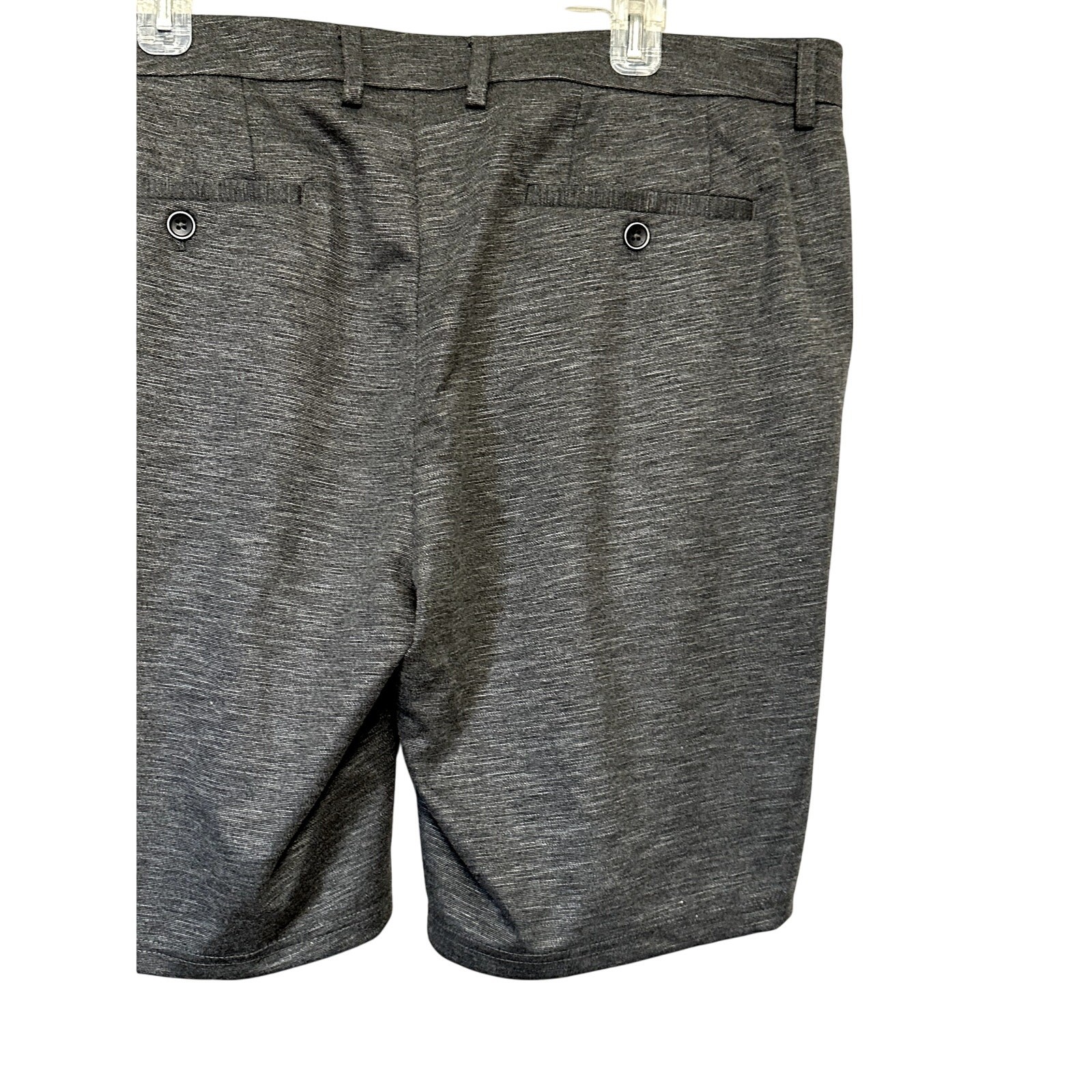 Westzeroone Shorts Knit Fabric Flat Front Breathable Charcoal Gray Men’s 40 NWT