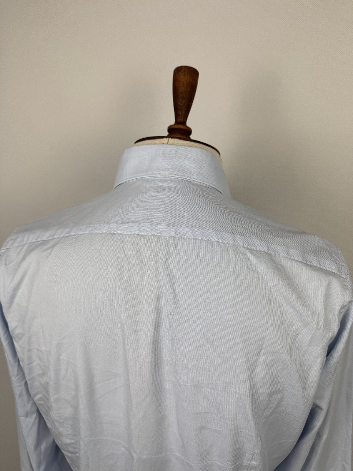 Suitsupply Blue Egyptian Cotton Long Sleeve Extra Slim Fit Dress Shirt Sz 40