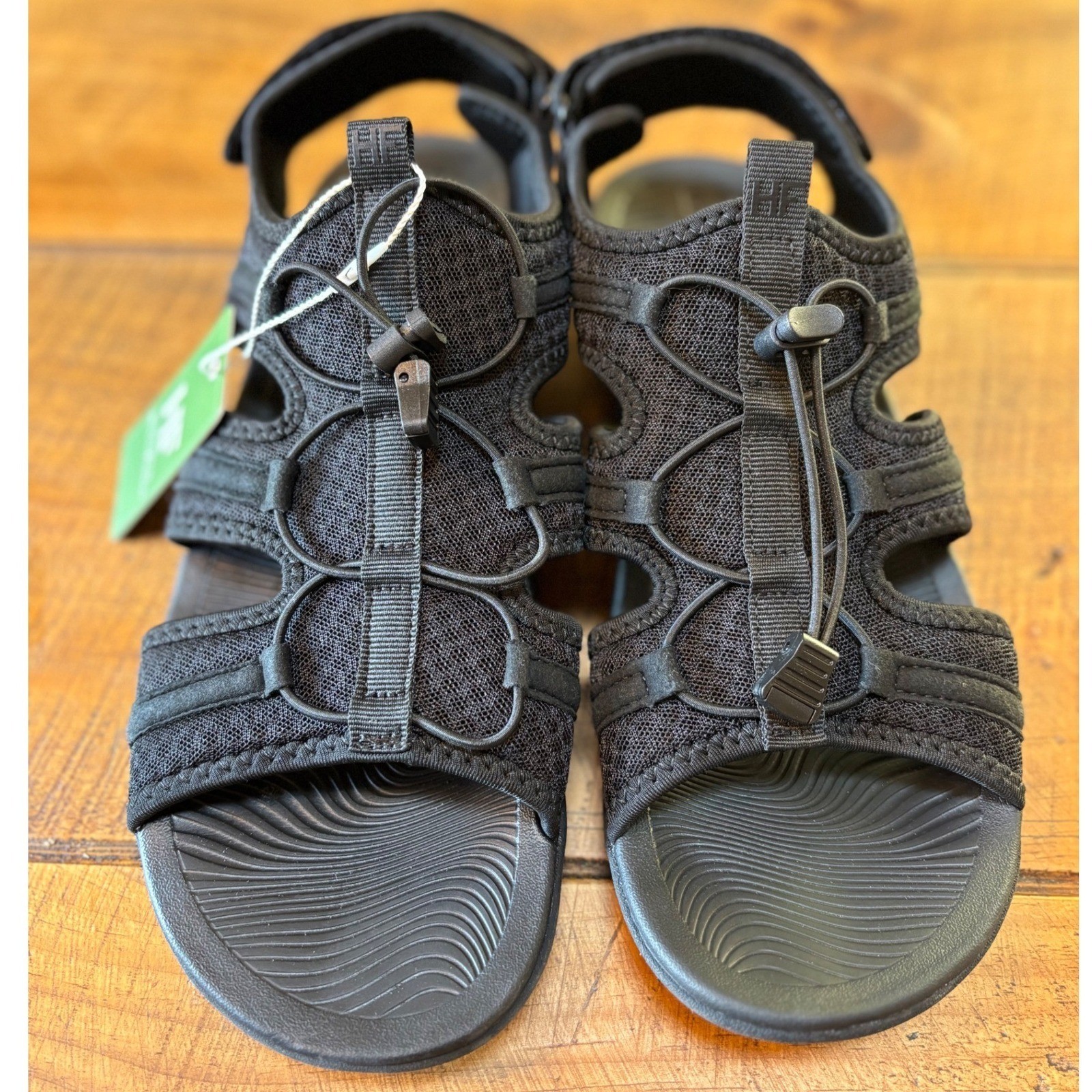 NEW Hike Footwear Mens Black Summer Outdoor Hiking Sandals Size 12