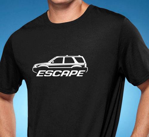 Ford Escape SUV Classic Outline Design Car Tshirt NEW FREE SHIPPING