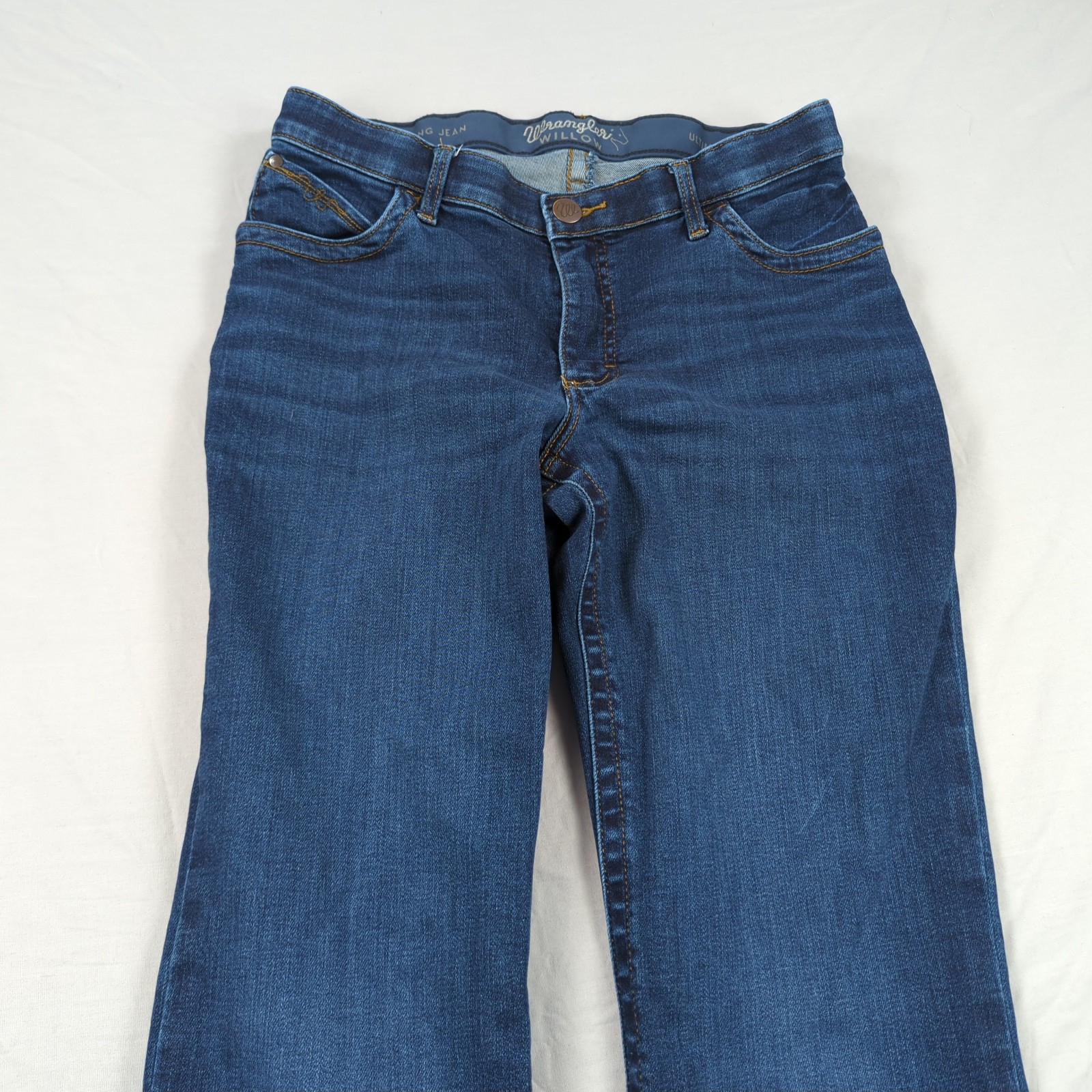 Wrangler Jeans Womens 11 32 Blue Boot Cut Stretch Willow Ultimate Riding Western