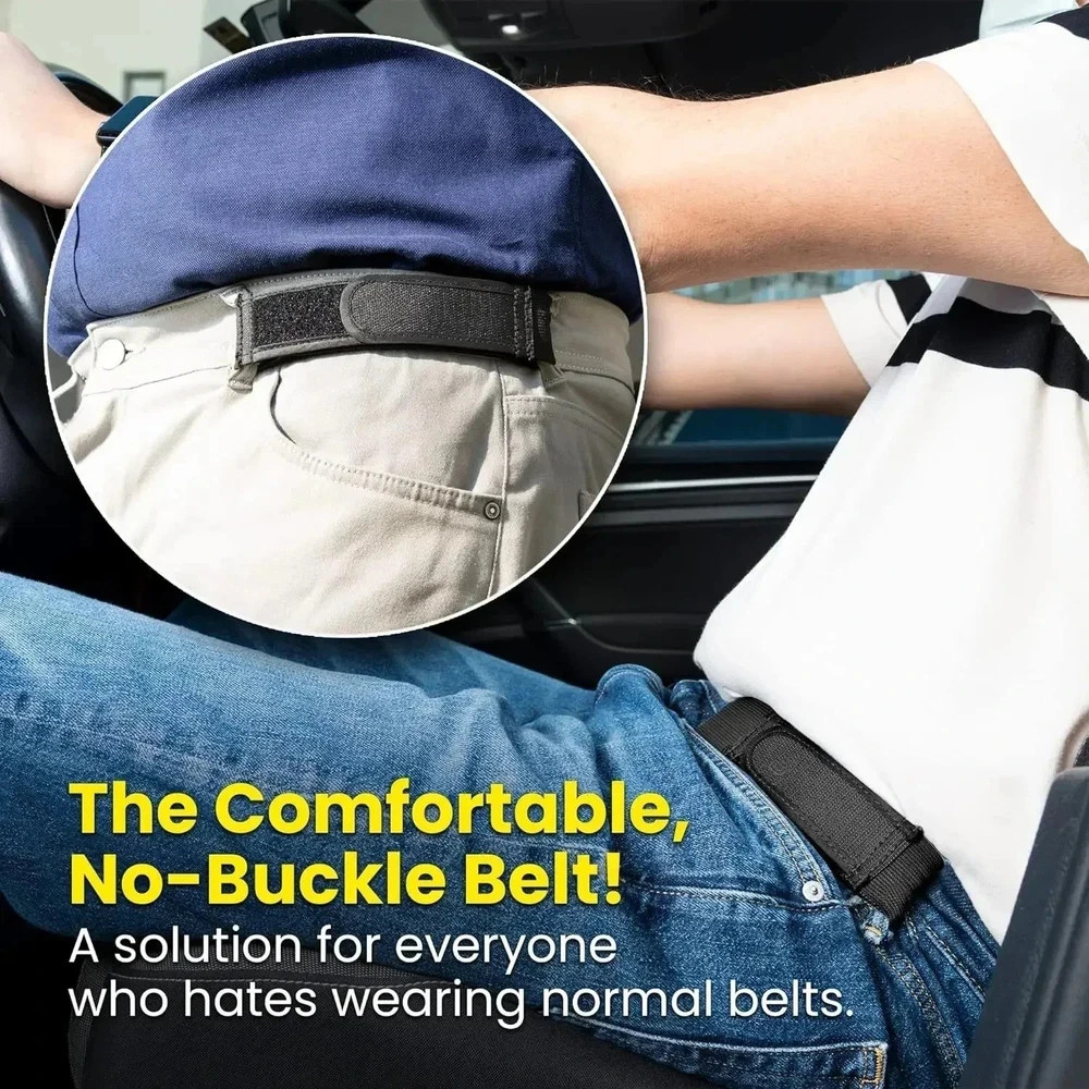 2PCS BeltBro Pro Belt Pairs for Men | Next Gen Buckle-Free Elastic Belt | USA
