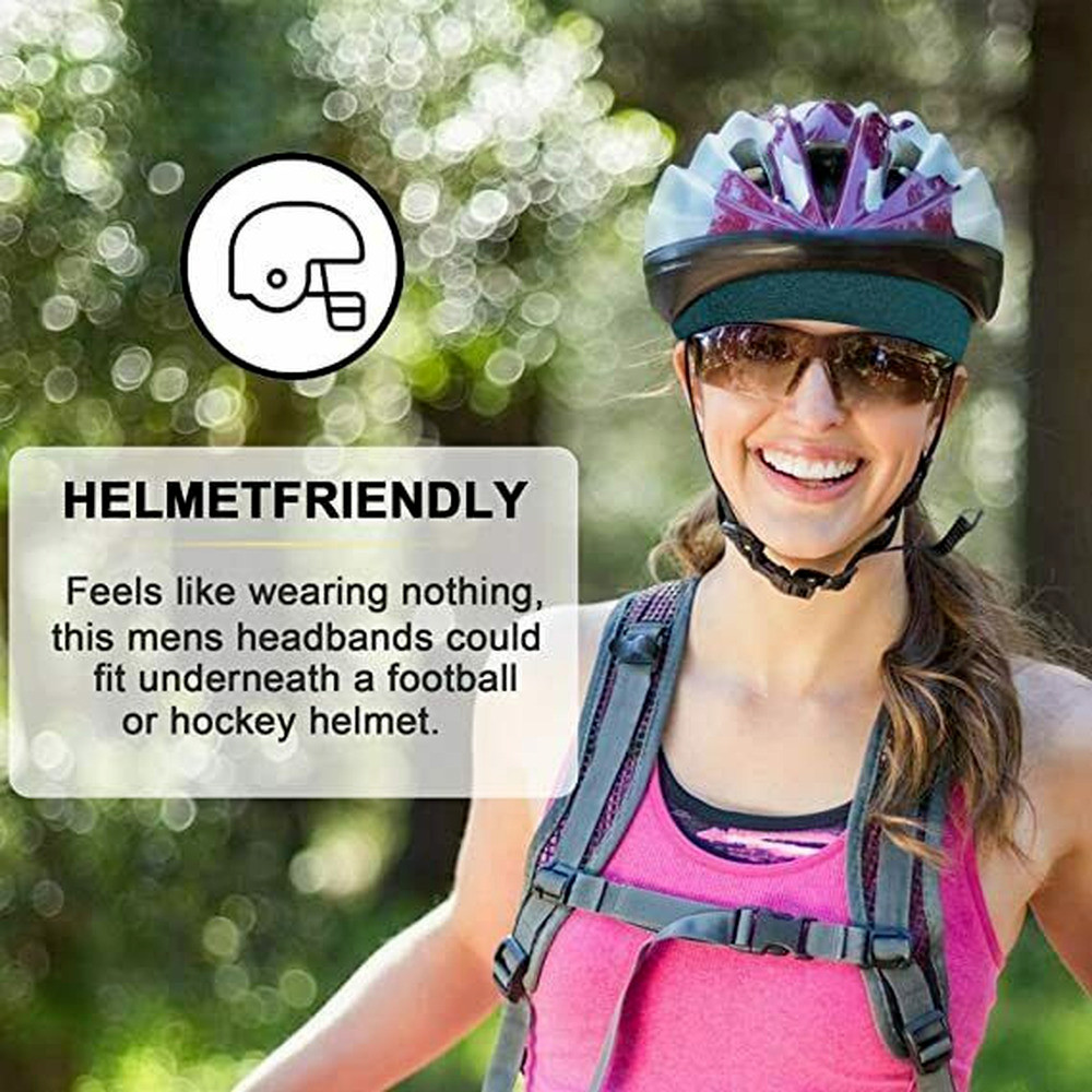 Sports Headband Gym Yoga Workout Sweatband Elastic Hairband Head Wrap Men Women