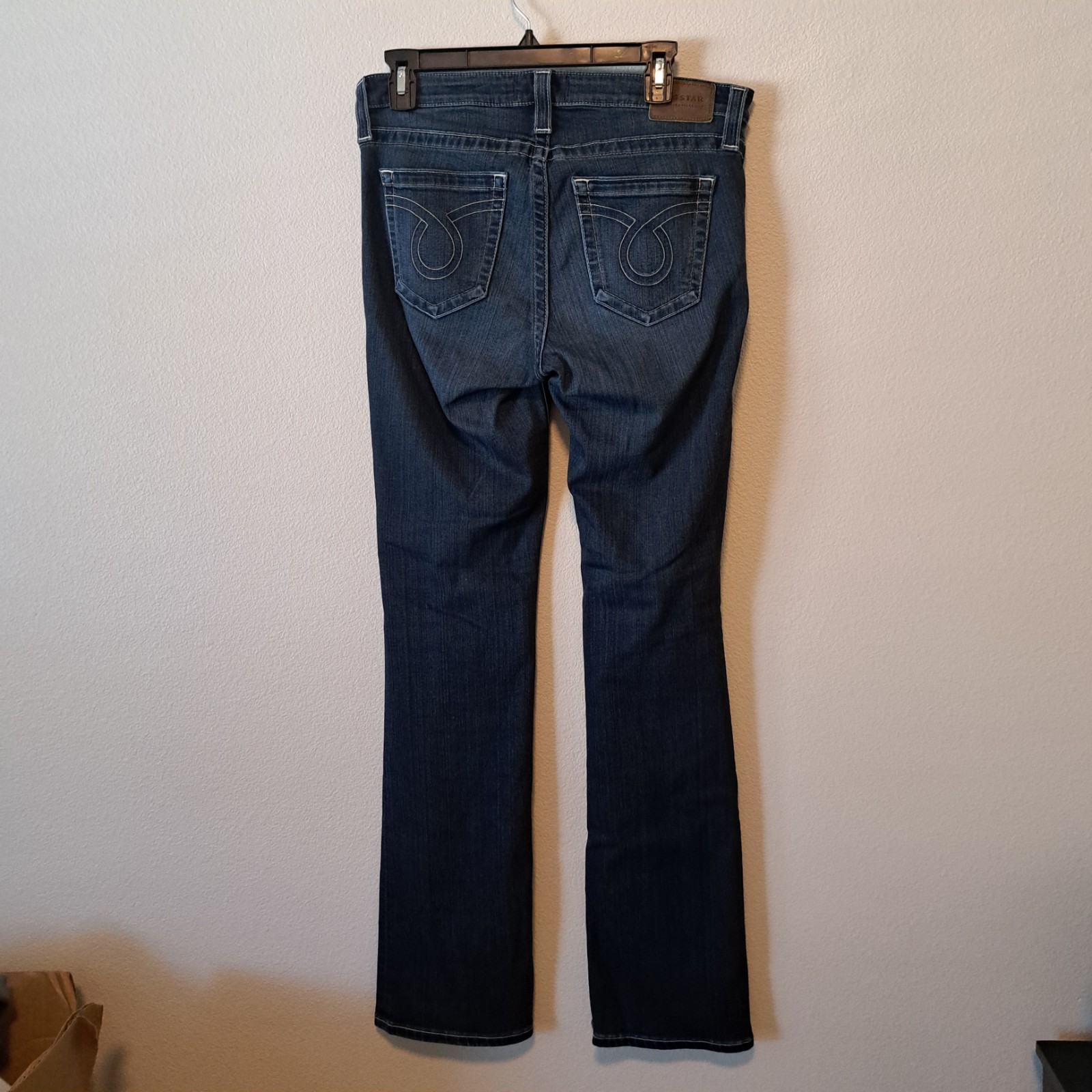 Big Star Maddie Denim Bootcut Jeans with Embroidered Pocket Size 30 Long