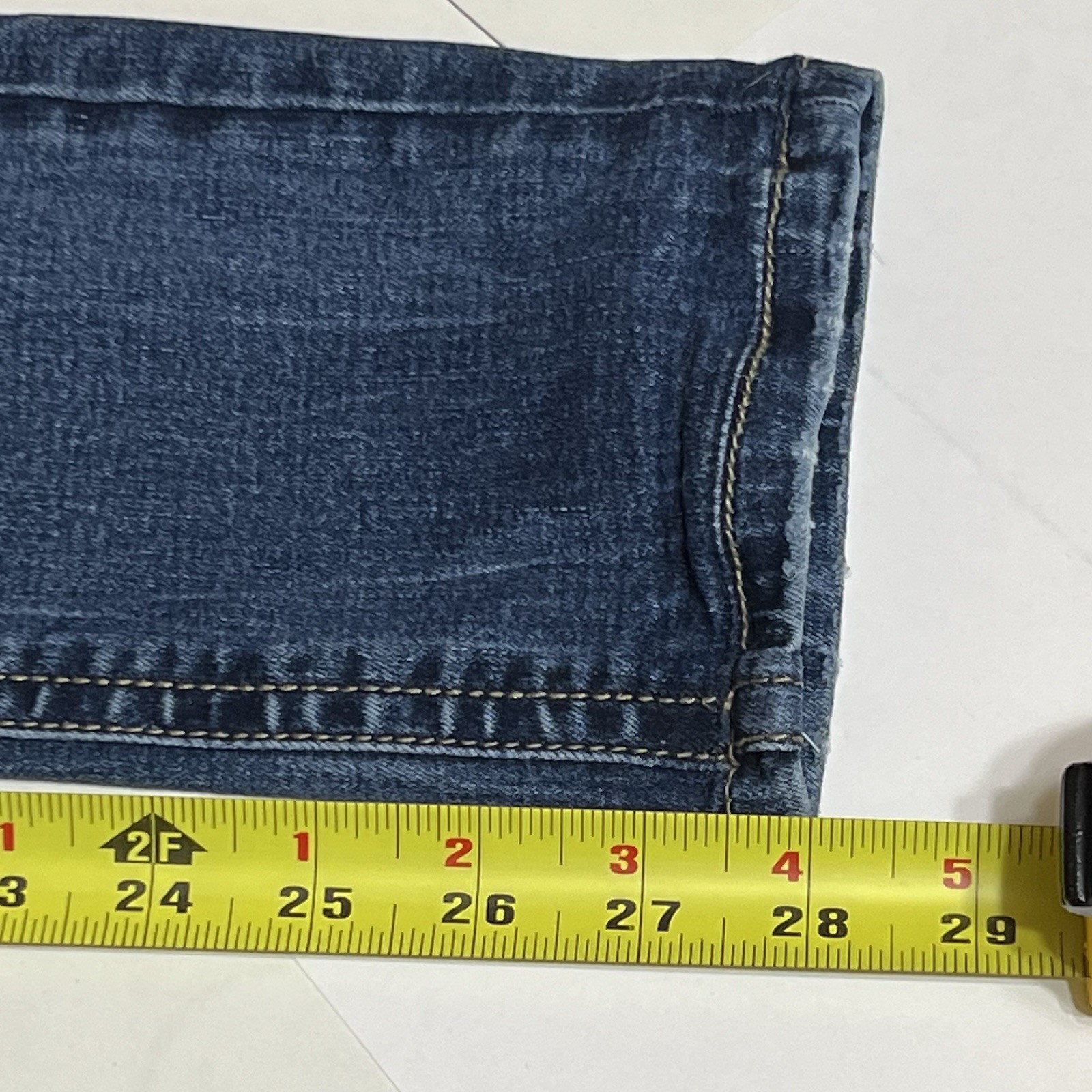 BKE Denim Payton Skinny Jeans Tag 27×31.5 Measures 29×28 Blue Distressed