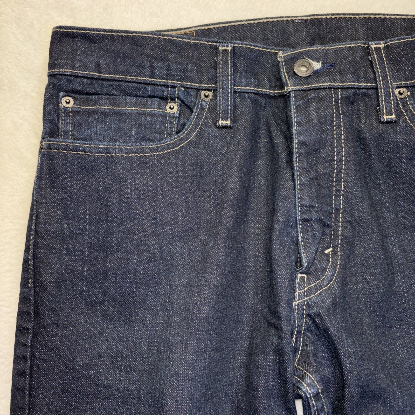 Levi Jeans Men’s 511 Size W34 X L30 Dark Blue PC9-04511-4338 NWOT