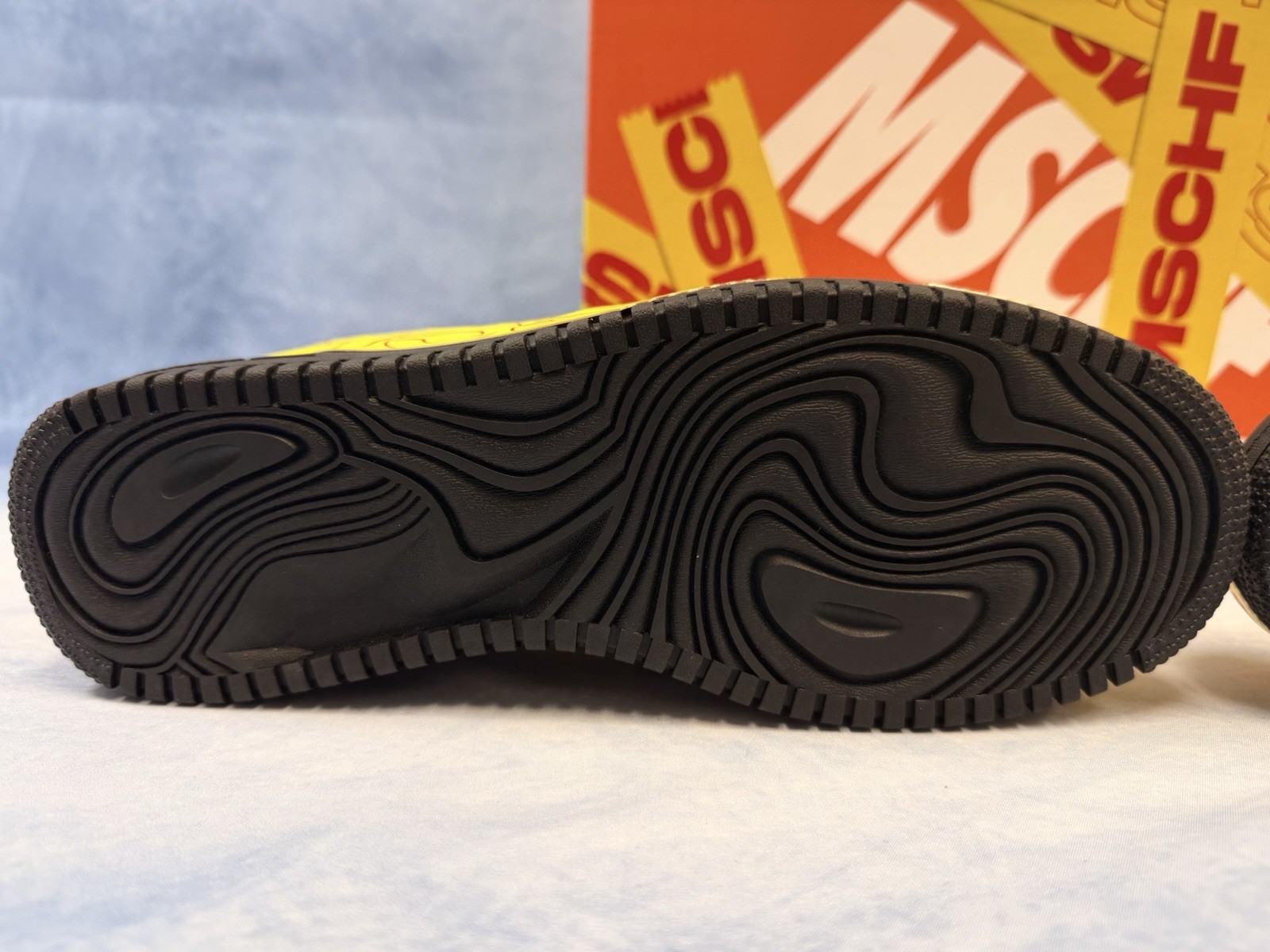 MSCHF-007 TAP 3 MSCHF X Men’s Shoes Black Yellow Size 8 NEW