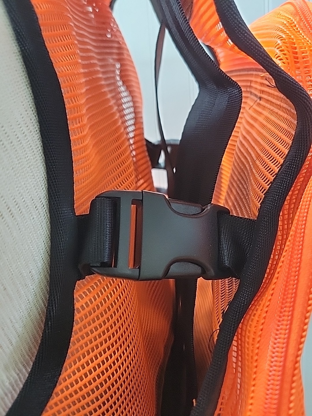 Upland Hunting Waxed Cotton Nylon Strap Vest Olive/Blaze XL-XXL (NWI/No Tag)