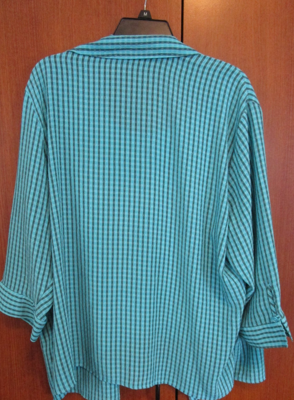 Joanna Plus Blouse & Tank Set Sz 2X 100% Polyester Bust 53 Length 27.5 in