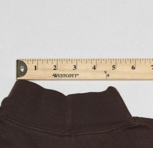 St John’s Classic Mock Top Women’s Size S Brown Long Sleeve Pullover Capsule