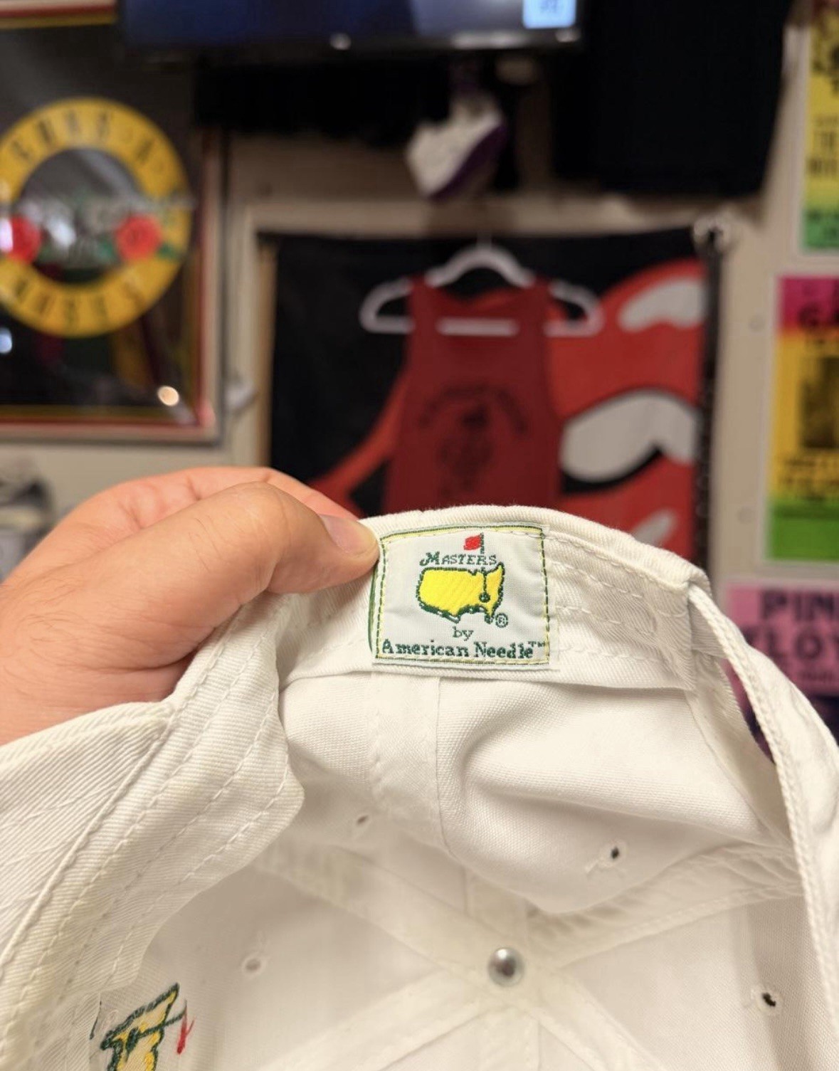 1999 The Masters Golf Embroidered Logo Hat Strapback White